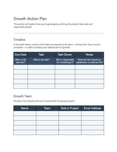 Business Growth Strategy Template Free Corporate Growth Plan