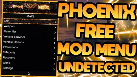 Gta 5 Online 157 Phoenix Mod Menu Undetected Gta 5 Mod Menu Pc