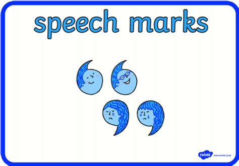 How Do I Use Speech Punctuation Answered Twinkl Teaching Wiki