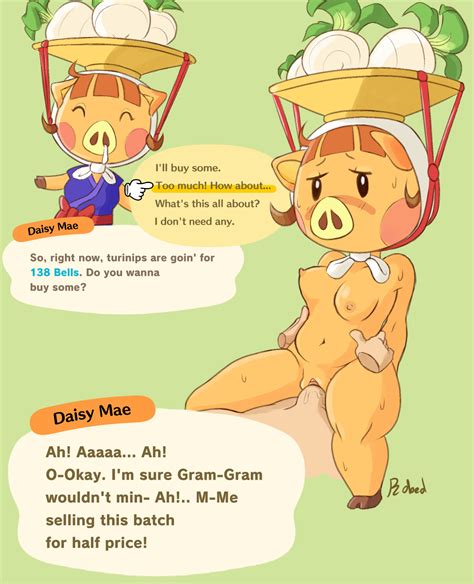 Rule 34 Animal Crossing Blush Stickers Breasts Closed Eyes Daisy Mae