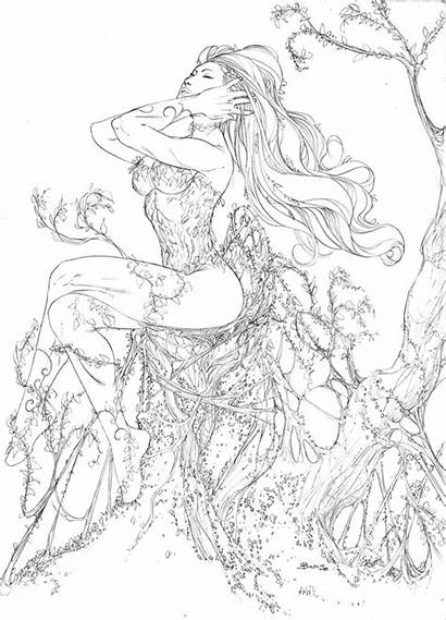 Ivy Poison Coloring Deviantart Pages Adult Drawing