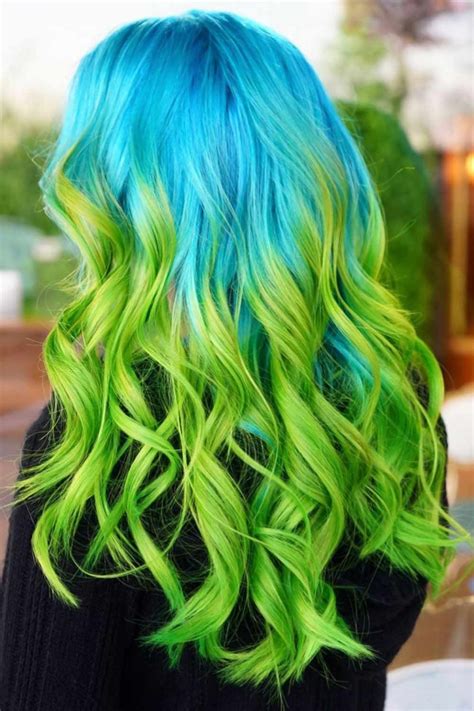 35 Trendy Styles For Blue Ombre Hair
