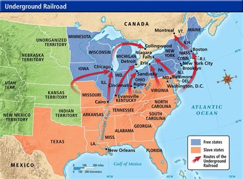 Us History Maps Underground Railroad Project Underground Railroad