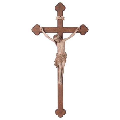 Crucifijo Cristo Siena Cruz Bruñida Barroca Bruñido 3 Venta Online En