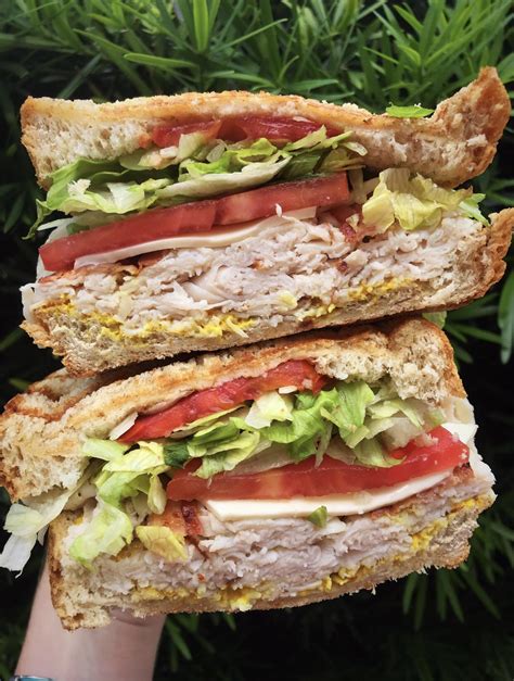 [i Ate] Stacked Turkey Bacon Sandwich R Foodporn