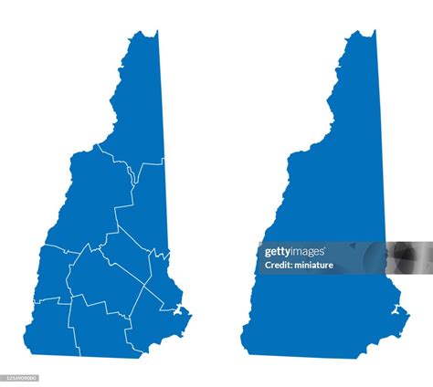New Hampshire Map High Res Vector Graphic Getty Images