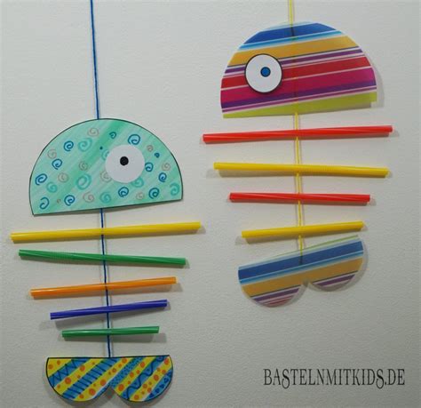 Accessoires et alimentation pour animaux, blog animaux Fisch basteln für ein Mobile - Basteln mit Kindern ...