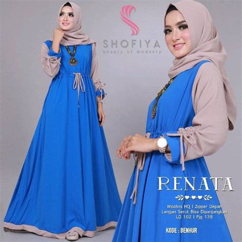 Model gamis terbaru 2020 yang lagi tren anggun dan cantik. Beli Baju muslim RENATA DRESS Gamis muslim Maxi dress muslim Baju perempuan SHOFIYA dari LO ...