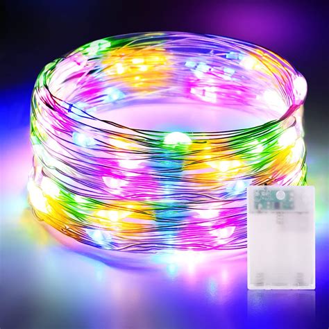 Vacoulery Led Fairy Lights Battery Operated 5m 50 Led String Lights
