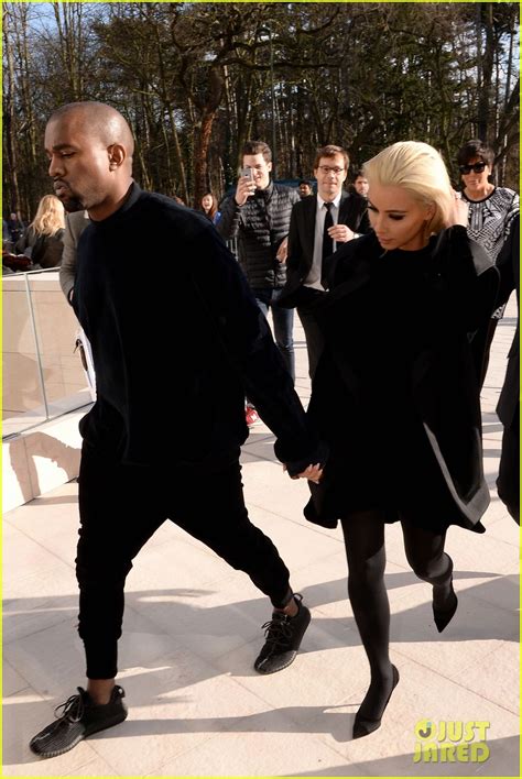 Kim Kardashian Debuts Platinum Blonde Hair Photo Kanye West