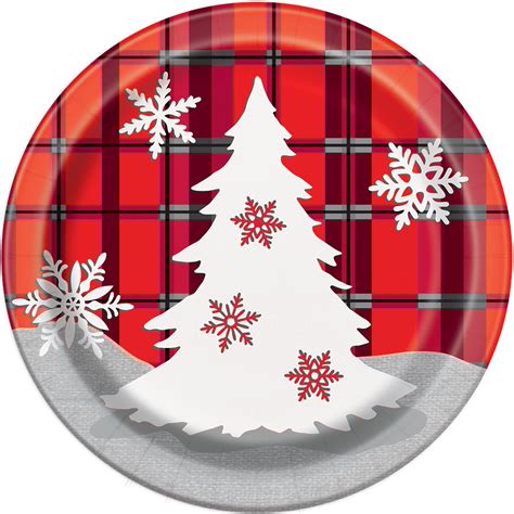 A wide variety of ceramic christmas dessert plates options are available to you, such as material, feature, and quantity. Rustic Plaid Christmas Paper Dessert Plates, 7in, 8ct - Walmart.com