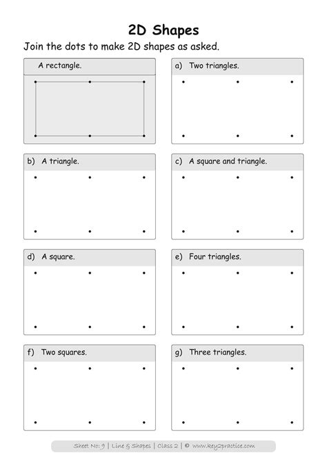 Identifying Shapes Worksheet Grade 2