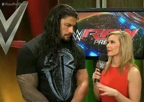 Renee Young And Roman Reigns Roman Reigns Reign Renee