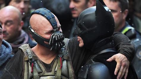 Bane is somebody who's in tremendous pain all the time. Bane & Batman buddies | BEYOND THE MARQUEE