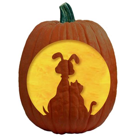 Friends Furever Pumpkin Carving Pattern - The Pumpkin Lady ...