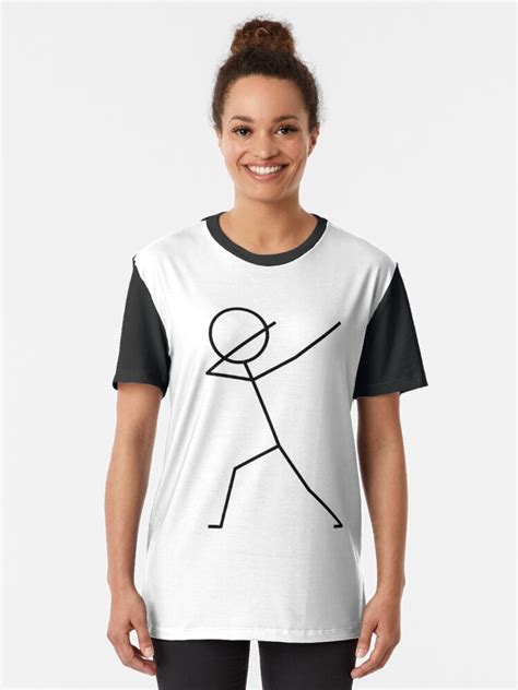 Dabbing Stick Figure T Shirt By Lukewoodsdesign Redbubble