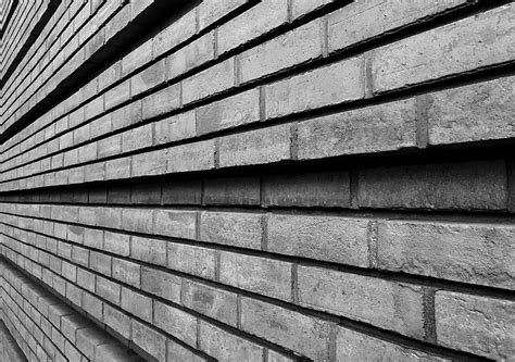 Hd Wallpaper Wall Bricks Perspective Building Minimal Symmetry