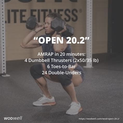 Open 202 Workout Functional Fitness Wod Wodwell Crossfit
