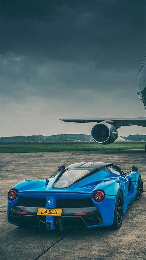 Laferrari Ferrari Cloud Sky Blue Car Power Hd Phone Wallpaper