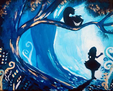 Paint And Sip Art Workshop Paint Alice In Wonderland Undergrounder