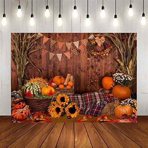 Fall Thanksgiving Day Theme Backdrops Autumn Harvest Phot