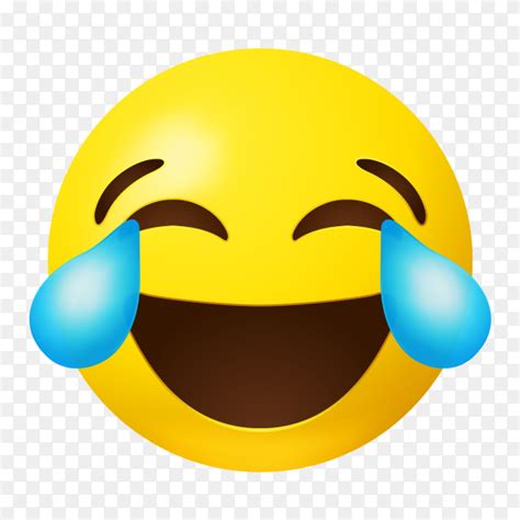 Emoji Face With Tears Joy On Transparent Background Png Similar Png
