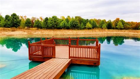 The Diy Floating Dock Has Been Awesome Fall Pond Update Youtube