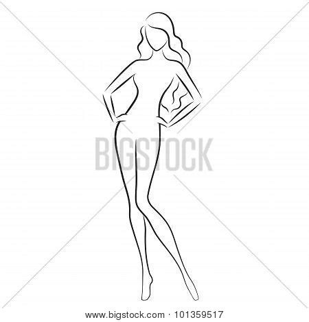 Beautiful Nude Woman Vector Photo Free Trial Bigstock