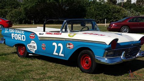 Repco supercars championship act late model tour cars super late model tour cars late model stock tour abb formula e series. 1957 Ford Fairlane NASCAR tribute to Fireball Roberts ...