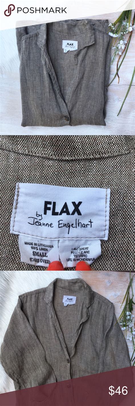 flax by jeanne engelhart button front linen top linen top oversized tunic clothes design