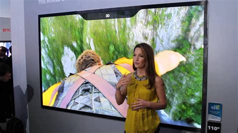 Samsung 110 Inch 8k 3d Tv [ces 2015] Youtube