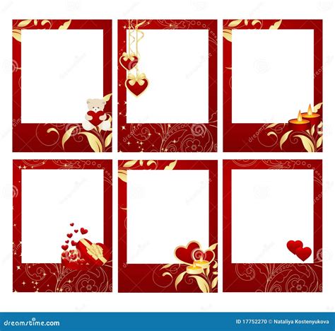 Valentine S Frames Stock Vector Illustration Of Romance 17752270