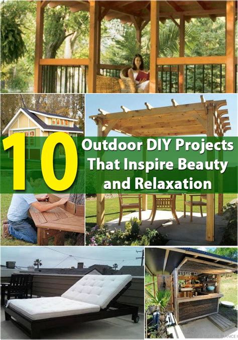 10 Outdoor Diy Projects That Inspire Beauty And Relaxation Diy And Crafts