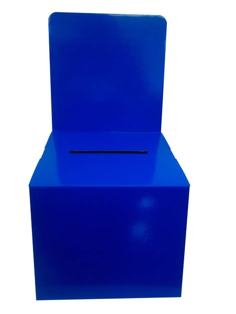 Cardboard Ballot Suggestion Box With Header