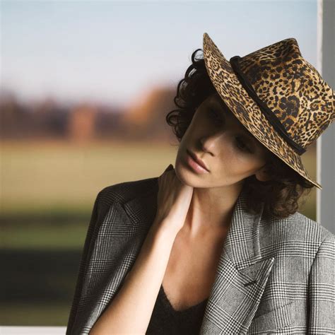 Nita Wool Hat With Leopard Print By Mayser 9395