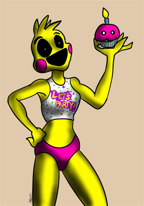 Fnaf Toy Chica L L Let S Party By Maiku Arevir On Deviantart
