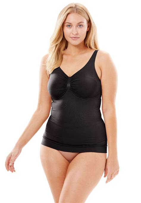 Seamless Shaping Cami By Secret Solutions Curvewear Women S Plus Size