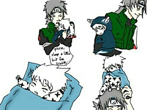 Sakumo And Baby Kakashi Kakashi Sensei Anime Zelda Characters