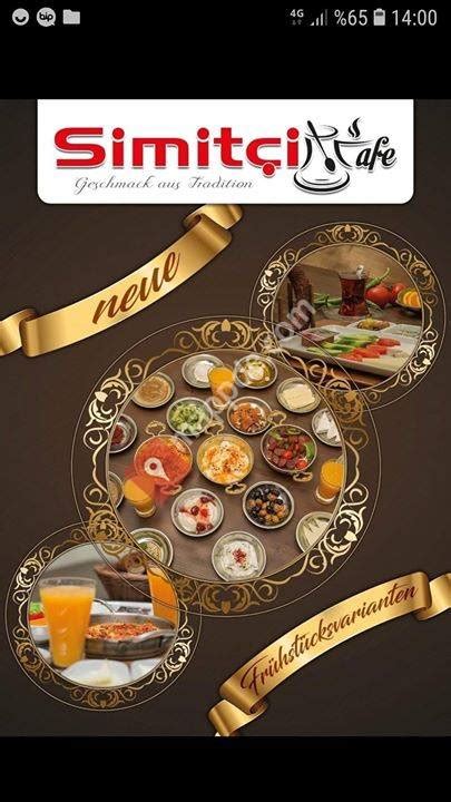 Sabah 06:00 itibariyle odun ateşinde pişmeye başlayan simit, poğaça ve unlu mamül çeşitleri. Simitçi Cafe München - Munich