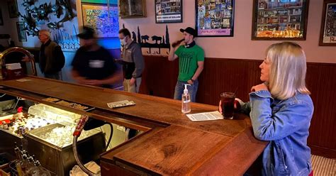 Cheers Up North Bars Patrons Celebrate Reopening After Weeks Of