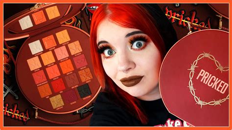 Jeffree Star Pricked Palette Swatches Try On Review Youtube