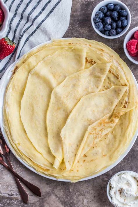 Basic Crepe Recipe Valentina S Corner