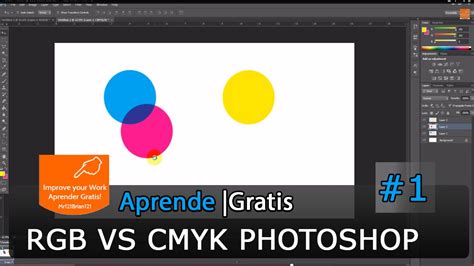 This process would be needed to send imagery to a commercial. Adobe Photoshop CS6 Curso Basico 1 - RGB vs CMYK en HD ...