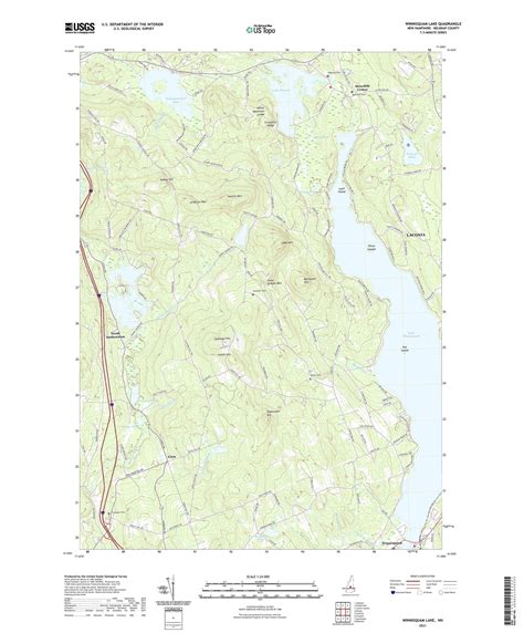 Winnisquam Lake New Hampshire Us Topo Map Mytopo Map Store
