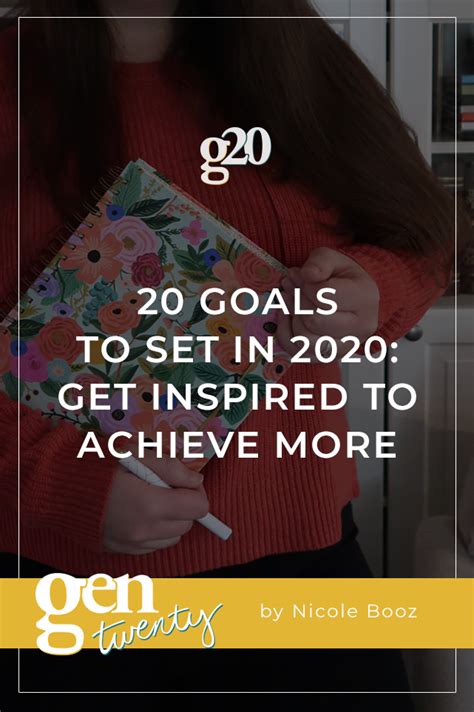20 Goals To Set In 2020 Get Inspired To Achieve More Gentwenty