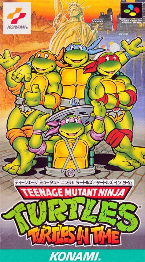 Box Art Brawl Duel Teenage Mutant Ninja Turtles Iv Turtles In Time