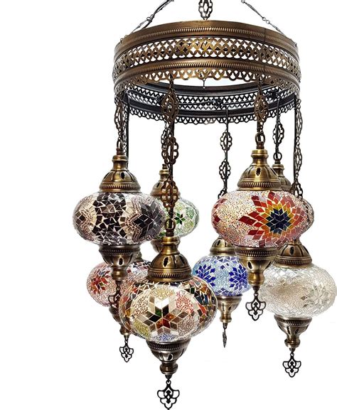 Handmade Turkish Moroccan Arabian Eastern Bohemian Tiffany Style Glass