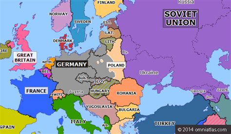 30 Map Of Europe In 1945 Maps Online For You