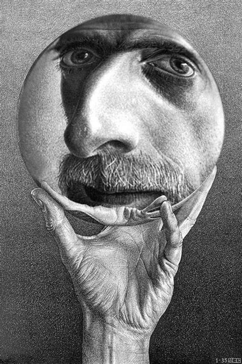 Signup for free weekly drawing tutorials. Self-Portrait, M. C. Escher (With images) | Portrait ...