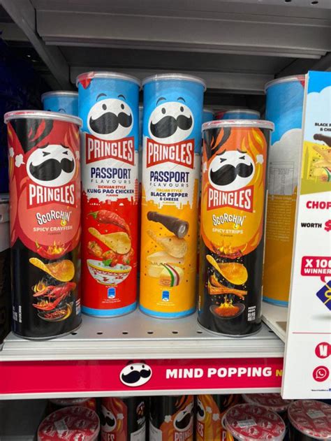 Pringles New Passport Flavours Kung Pao Chicken And Black Pepper